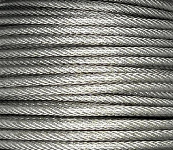 18mm Galvanized Steel Wire Fiber Core Marine Wire Rope For Marine Deck Cranes