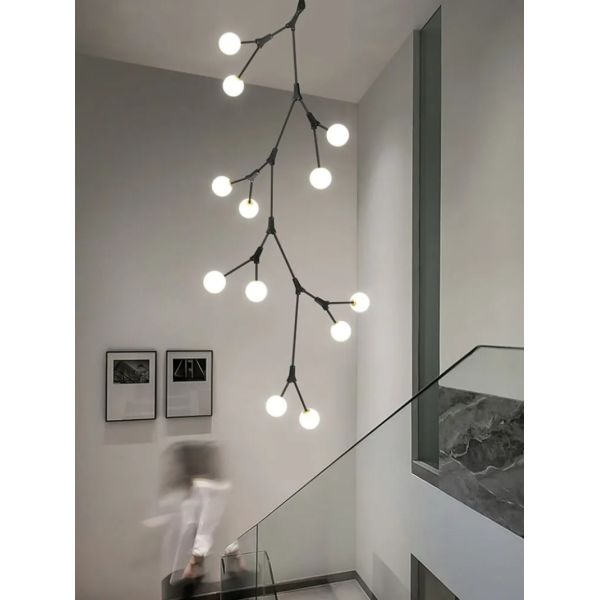 Staircase Hanging Lamps Attic Staircase Lighting Glass Pendant Light (WH-NC-150)