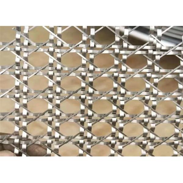 Plain Weave Wire Stainless Steel Decorative Mesh 2mm Stainless Steel Mesh