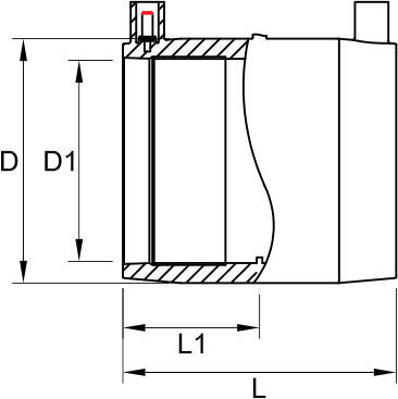 Accesorios de electrofusión naranja Manguito reductor de electrofusión de HDPE para suministro de agua