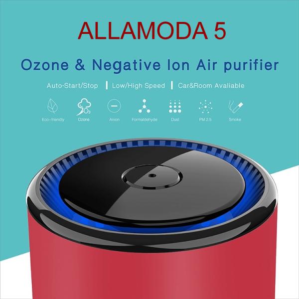 Уборщик воздуха иона очистителя 106m3/h воздуха автомобиля Hepa серого цвета ETL отрицательный