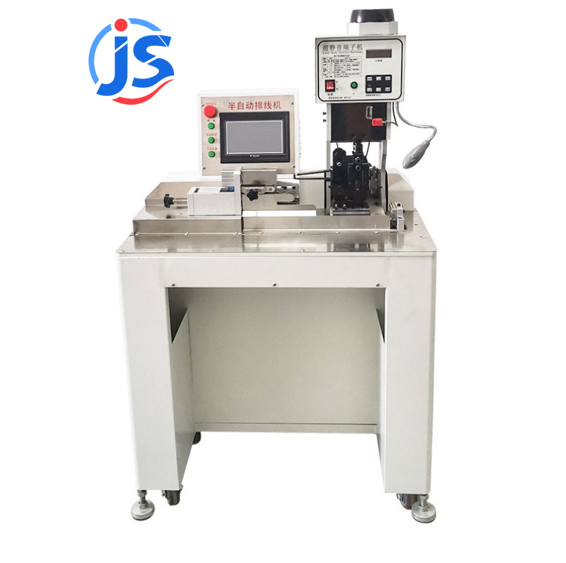 Flat Cable Semi Automatic Crimping Machine Stepper Motor Terminal Crimping Applicator