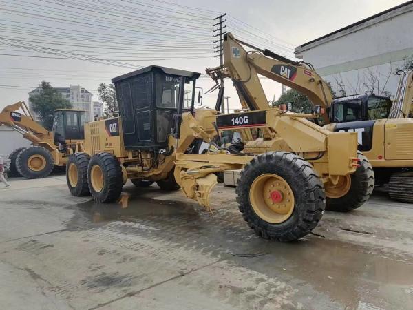 Japan Made Food Shop Caterpillar 140G Motor Grader Working Diameter 1626mm Hydraulic Pump