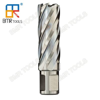 Weldon shank HSS Broach Core Cutter cutting depth 75mm with for metal working industrial use