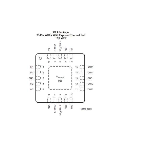 TPS7A8801QRTJRQ1 регуляторы напряжения тока Autom TI LDO удваивают 1A малошумное LDO VReg