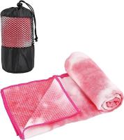 Tissu en microfibre en vrac, couleur de cravate, serviette de yoga légère