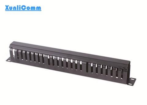 Corrosion Resistant Rack Cable Management Horizontal Good Cover Retention