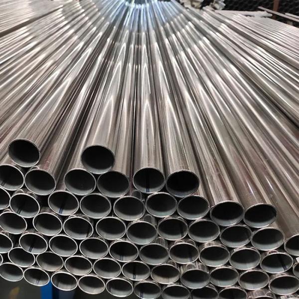 No 4 Surface Round Stainless Steel Pipe Length 1000mm 1200mm