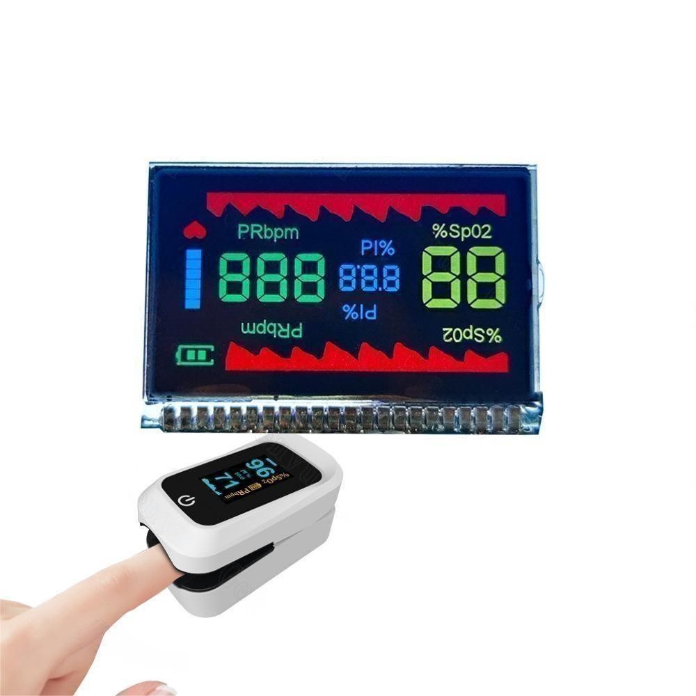 Специально разработанный 0,95 дюймовый сегмент VA LCD дисплейный модуль, 1/4 Duty, 1/3 Bias, подключение к штифту, полный угол обзора