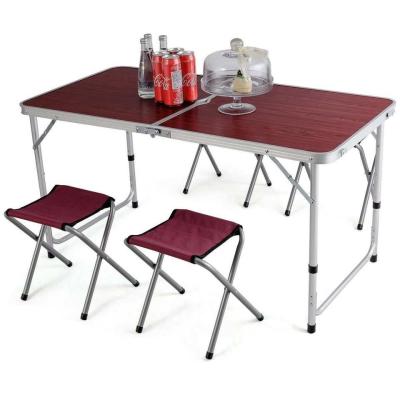 Multifunctional Frame Garden Dinning Folding Alu Camping Traveling Table Wholesale Factory Custom Logo Foldable