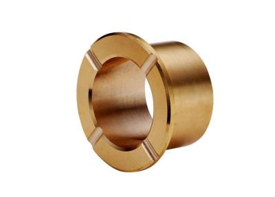 High Performance Casting Alloy Bronze CuZn35Al2Mn2Fe1 Oil Groove Inner Surface Flange Type