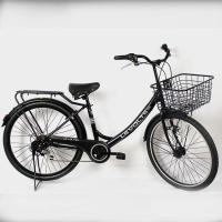Adultos Bicicletas de carbono de la ciudad 24 pulgadas Bicicletas clásicas retro seis velocidades