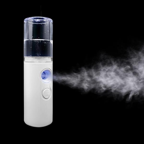 White 25ml 30*30*115mm 400ma Portable Nano Mist Sprayer