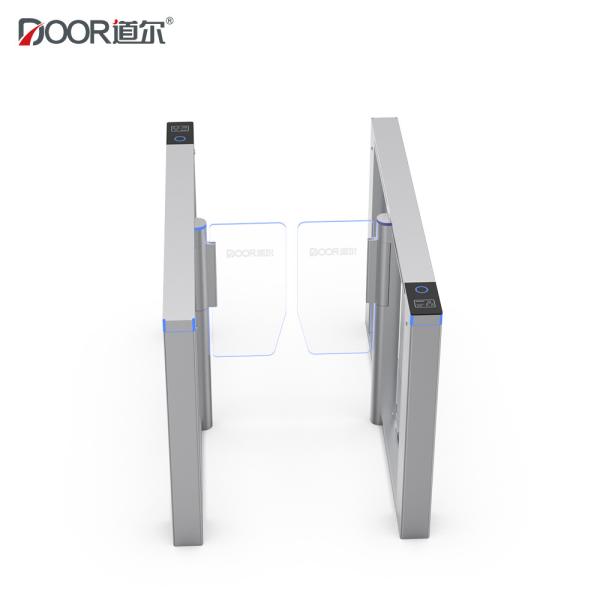 Porta de velocidade magro da liga de alumínio com relação automática do contato seco do torniquete do servo motor