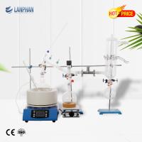 equipo de laboratorio del borosilicate G3.3 de la destilación de la trayectoria corta 2L alto
