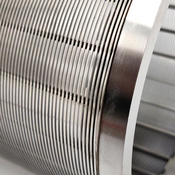 Galvanizing Wedge Wire Screen Slot Opening 0.02mm-15mm Features Corrosion Resistance