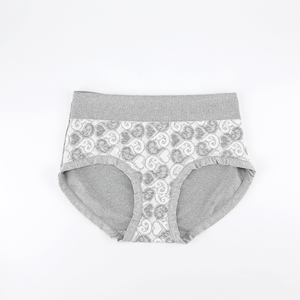 Wholesale High Quality Soft Comfy Women Brief Boxers Fashionable Jacquard Panties 2024 New Design Underpants for Lady