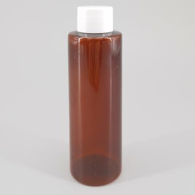Garrafas plásticas recicladas 120ml do ANIMAL DE ESTIMAÇÃO 24mm Brown