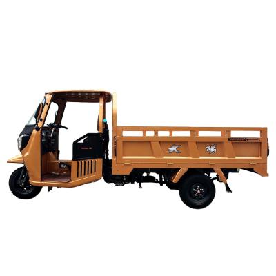 Smooth Ride 200cc Water Cooling Gasoline Engine Three Wheel Cargo Tricycle with Cabin