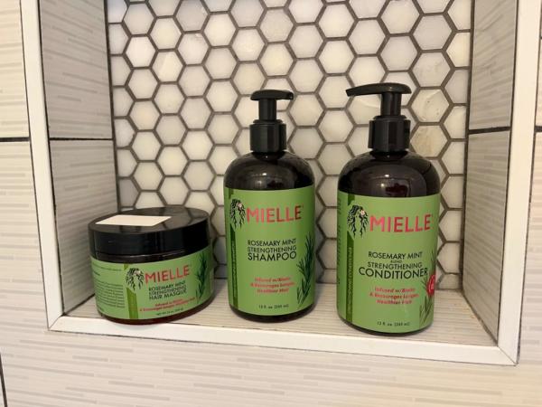 Hair Strengthening Rosemary Mint Conditioner Biotin Shampoo 12oz
