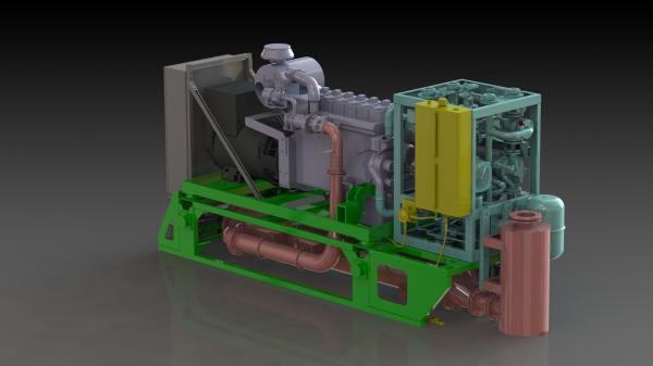 LPG 50HZ Gas Generator Sets 200 Kw Natural Gas Generator