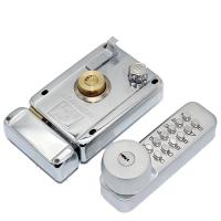 Serrure de porte mécanique sans clé Serrure d'entrée à bouton-poussoir facile à utiliser
