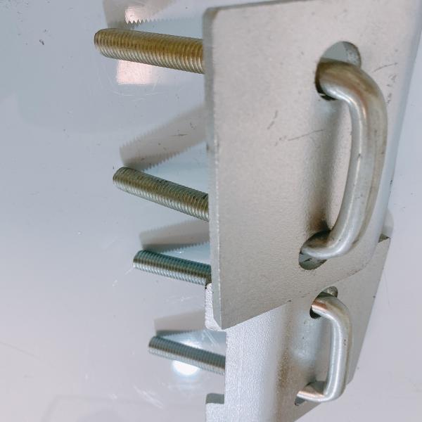 2.83IN 316 Stainless Steel Hanger Beam Clamp Threaded Rod Pipe Clamps For Building