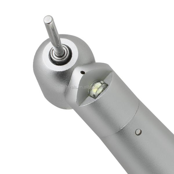 Air Turbine Airotor Dental Handpiece 45 Degree Fiber Optic LED With Ceramic Bearing