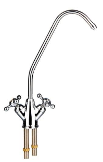 Copper Body Gooseneck Bathroom Faucet Stainless Steel Ro Kitchen Sink Taps Elegant