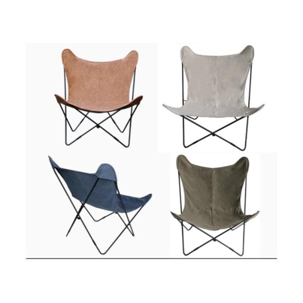 600x300D Oxford Folding Butterfly Chair Cotton Lightweight Indoor