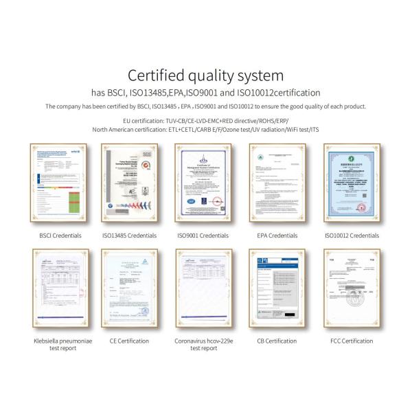 Hepa Filter UV Light Indoor Air Purifier 195W For Conference Room