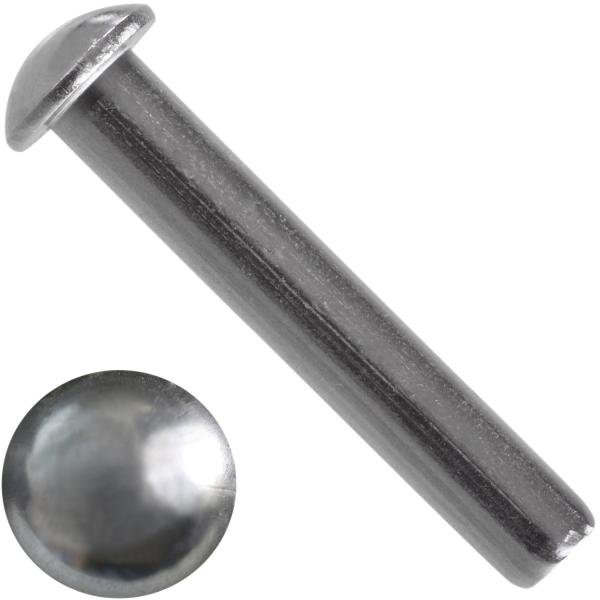 DIN660 Round Head Stainless Rivets Nominal Diameter Optional Hardware Fasteners