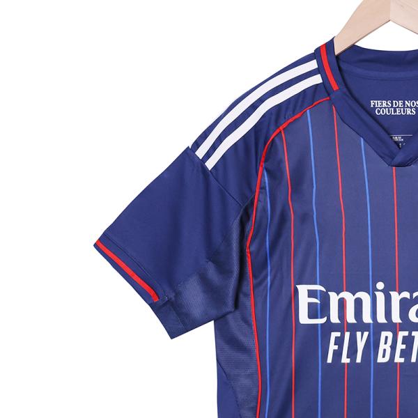 Lyon 2025-2026 Away Jersey Custom Unisex Polyester S-XXL
