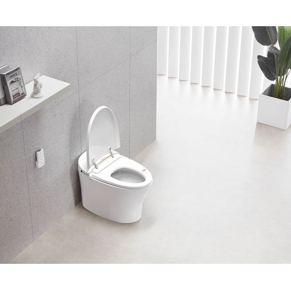 Arrow Remote Control Modern Ceramic Smart Toilet Bidet with Concealed Tank for Bathroom