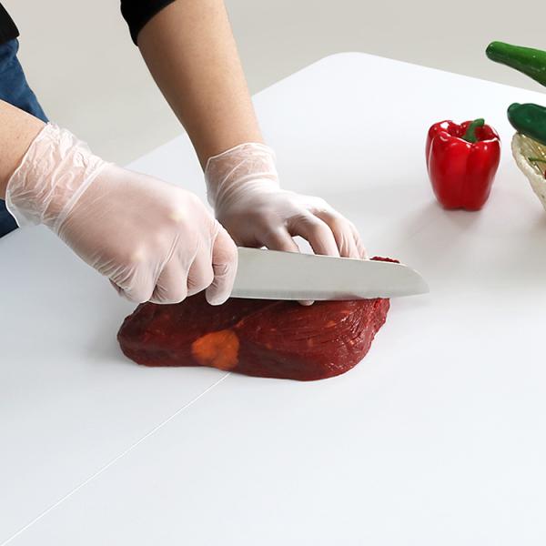 Clear Transparent Protective L 5.5g Disposable PVC Gloves