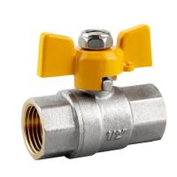 Natural Gas Safety CE ISO Approved1 Inch Brass Ball Valve Female Thread Brass Gas Valve