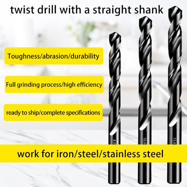 2-3/4 Length Carbide Drill Bits Cutting With Titanium Nitride Coating