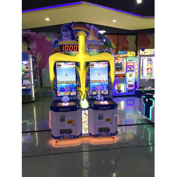 Crazy Harpoon Video Arcade Game Machines Coin Operated For Children