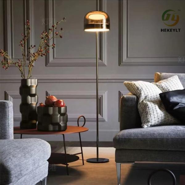 Портативная лампа пола 15w живущей комнаты настольной лампы ухода за больным вертикальная стеклянная