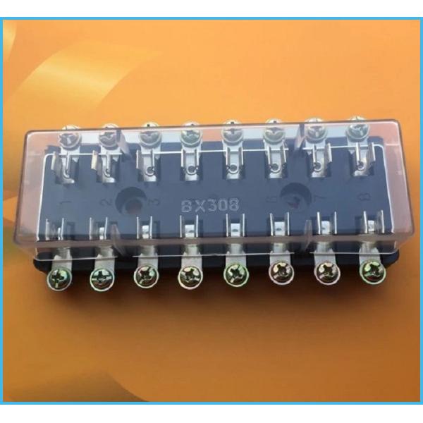 3AG AGC PCB 8 Way 120A Mount Fuse Holder 6x30mm BX308 Waterproof Fuse Block