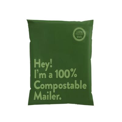 Recyclable Compostable Mailing Bag PLA Eco Friendly Parcel Bags Matte