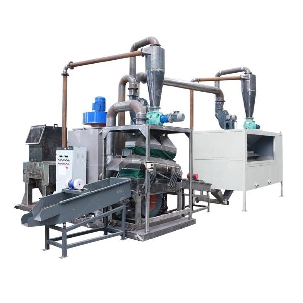 Máquina de reciclagem de resíduos de cabos de cobre de 100-1000 kg de capacidade para separador de plástico de cobre