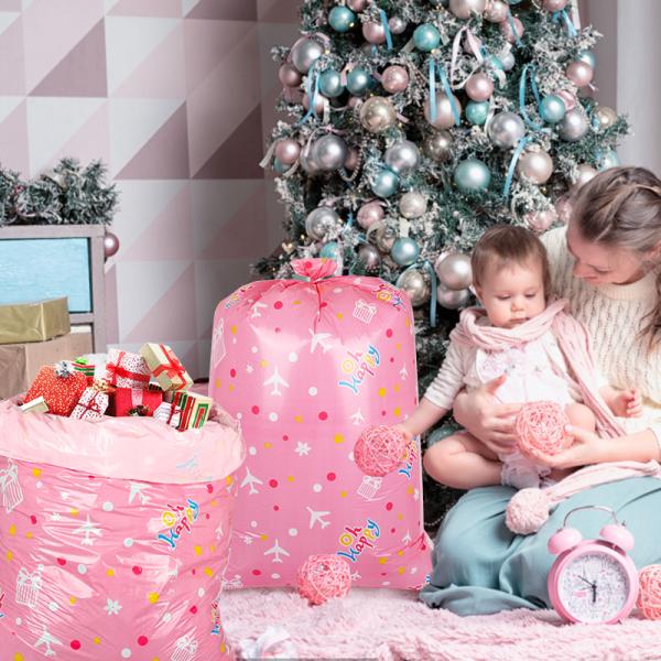 Дополнительные большие пластиковые слон сумки создания программы-оболочки подарка для детского душа Hotsealed