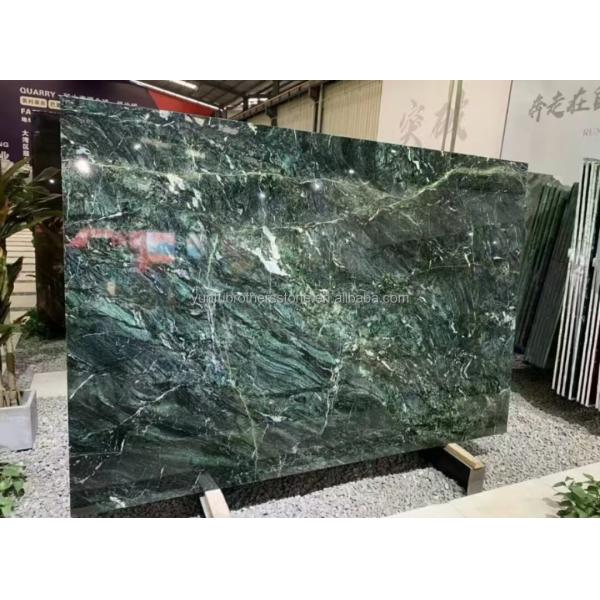 Natural Stone Cat's Eye Green Big Slab Dining Table Top for Villa Interior Decoration