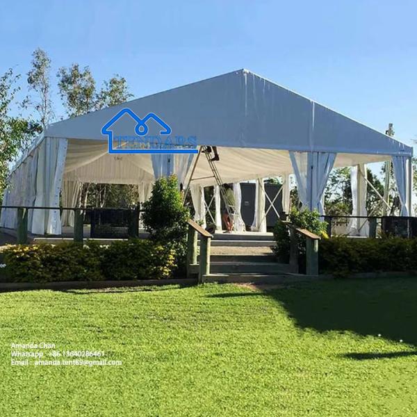 OEM Outdoor Party Casamento Tendas Marquise Com Retardante de Chama PVC Quadro Uma Casa de Tenda