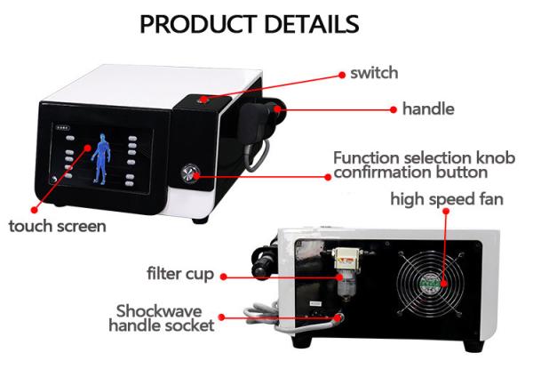 220V 50Hz Shockwave Therapy Machines Equipment Low Intensity shockwave therapy equipment