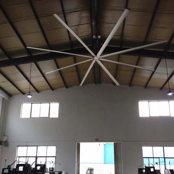 Aipu 24 ft Diameter Factory Ceiling Fans / Big Commercial Ceiling Fans For Stations