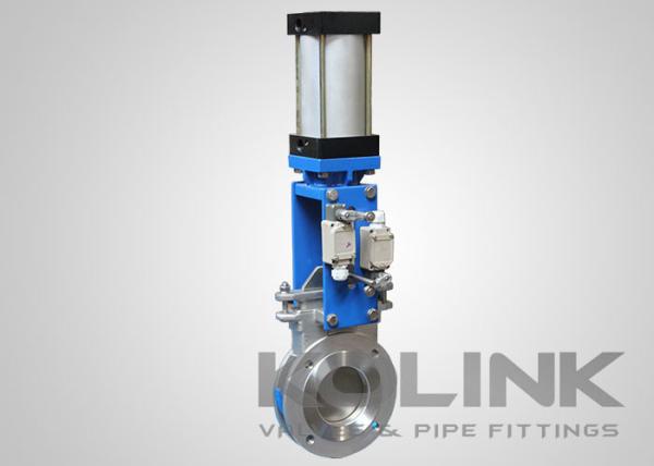 Pneumatic Knife Gate Valve with Positioner and Limit Switch