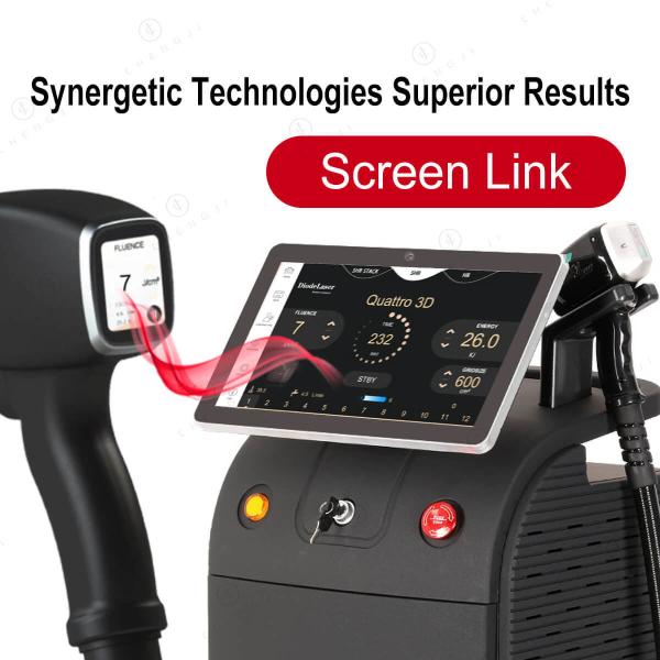 Professional Diode Laser Hair Removal Machine 1600W Ice Laser Machine Platinum Series