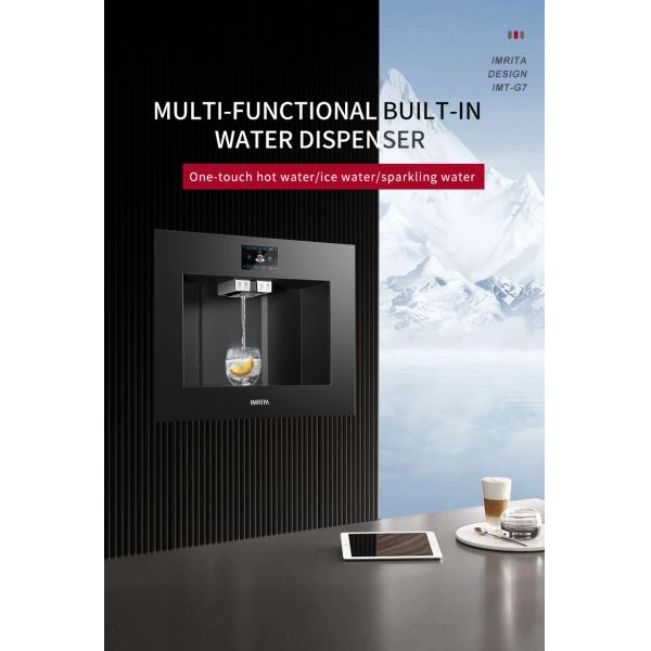 IMRITA Multifunctional Cold and Hot Water Dispenser Water Cooler Embedded Sparkling Water Maker
